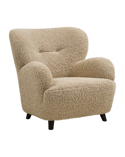 FOTEL LUNARO JASNOBRĄZOWY