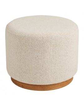 PUFA DAISY BEŻOWA BOUCLE