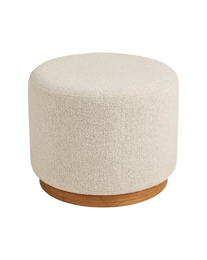 PUFA DAISY BEŻOWA BOUCLE