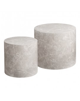 PRAGUE ZESTAW STOLIKÓW  KAWOWYCH BEŻOWYCH