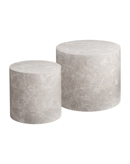 PRAGUE ZESTAW STOLIKÓW  KAWOWYCH BEŻOWYCH