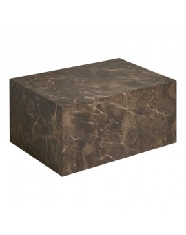 STOLIK KAWOWY PRAGUE 60X80CM BRĄZOWY