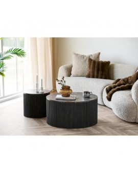 STOLIK ROTA 45 CM BRĄZOWY