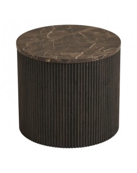 STOLIK ROTA 45 CM BRĄZOWY