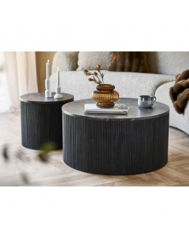 STOLIK ROTA 80 CM BRĄZOWY