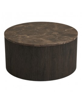 STOLIK ROTA 80 CM BRĄZOWY