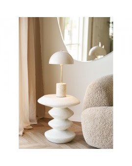 STOLIK BLACKBURN 36 CM BIAŁY