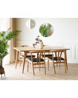 ST&Oacute;Ł ROZKŁADANY DARWIN 90X180-230CM DĄB