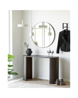 KONSOLA BIBIONE 114X38 CM BRĄZOWA