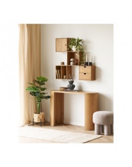 KONSOLA BIBIONE 114X38 CM DĄB