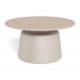 STOLIK KAWOWY SANTORINI  Ø70x39 CM BEŻOWY