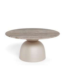 STOLIK KAWOWY FERROL  &Oslash;80x42 CM SZARY