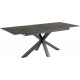 STÓŁ ROZKŁADANY HEAVEN 168-210X90 CM CERAMIKA CZARNA