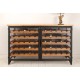 SZAFKA NA WINO BODEGA 127X40 CM METALOWA
