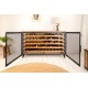 SZAFKA NA WINO BODEGA 127X40 CM METALOWA