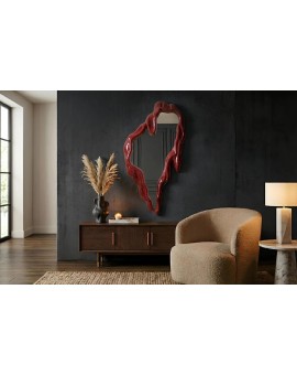 LUSTRO FLUIDUM 150 CM CZERWONE