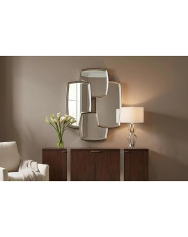 LUSTRO QUADRA 90 CM SREBRNE