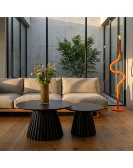 STOLIK KAWOWY SVENDBORG 80 CM DĄB BRĄZOWY