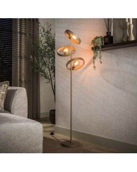 LAMPA PODŁOGOWA ARES METALOWA BEŻOWA