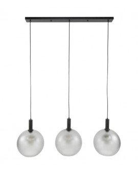 LAMPA WISZĄCA MIRIAM SZKLANA SZARA