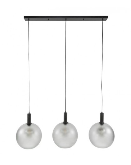 LAMPA WISZĄCA MIRIAM SZKLANA SZARA