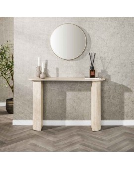 KONSOLA TIAGO 120X35 CM CERAMICZNA BEŻOWA