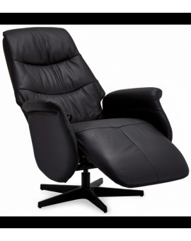 FOTEL DELTA SK&Oacute;RA CZARNY