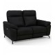SOFA 2-OSOBOWA SELESTA CZARNA