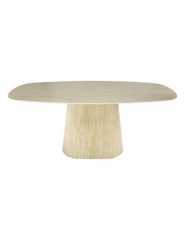 STÓŁ TIAGO II 180X90 CM CERAMICZNY BEŻOWY