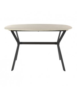 STÓŁ BAROWY MORAJ 180X90 CM CEREMICZNY BEŻOWY