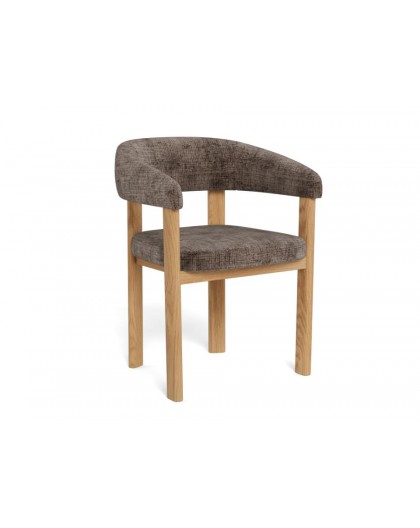 KRZESŁO MYLES BRĄZOWE