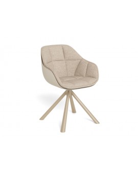 KRZESŁO LENNY BEŻOWE