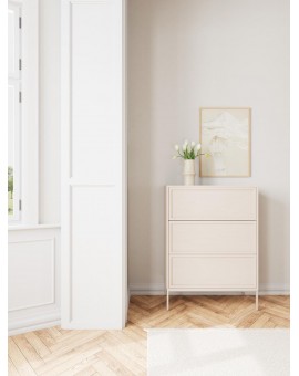 KOMODA PALMDALE 80X40 CM SZARA