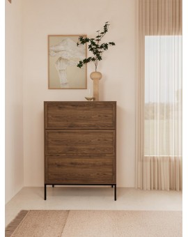 KOMODA PALMDALE 80X40 CM DĄB DYMIONY