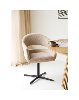 KRZESŁO OBROTOWE DOVER BEŻOWE