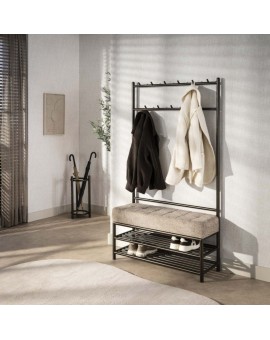 WIESZAK ELMER 100X36 CM BRĄZOWY