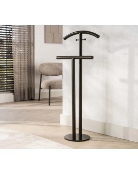 WIESZAK STOJĄCY ELMER METALOWY BRĄZOWY