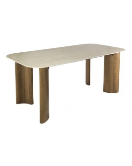 STÓŁ MORAJ 180X90 CM CERAMICZNY BEŻOWY