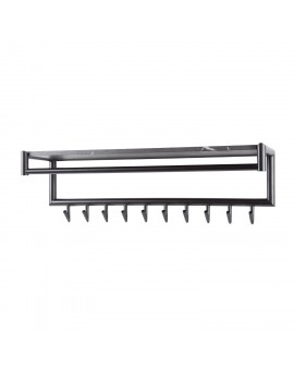 WIESZAK ŚCIENNY SEVGI 100X27 CM METALOWY