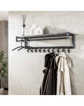 WIESZAK ŚCIENNY SEVGI 100X27 CM METALOWY