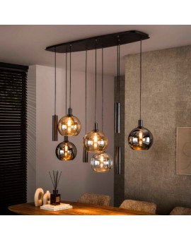 LAMPA WISZĄCA ICARDI III METALOWA ANTRACYT