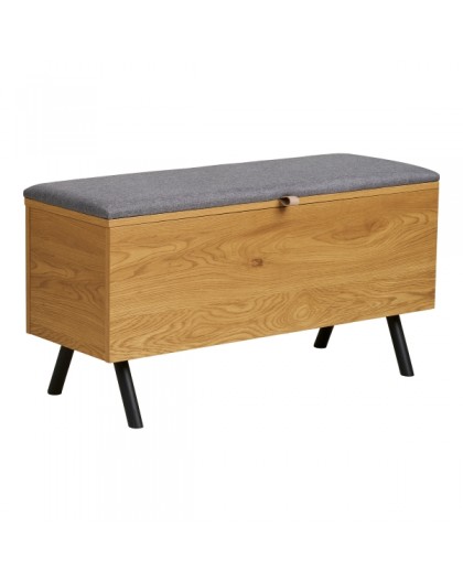 ŁAWKA BARCO Z POJEMNIKIEM 92X33CM DĄB