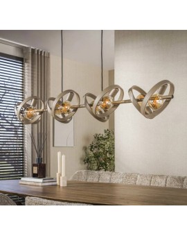 LAMPA WISZĄCA ARES METALOWA BEŻOWA