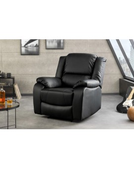 FOTEL HOLLYWOOD EKOSK&Oacute;RA CZARNY