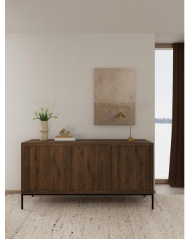 KOMODA PALMDALE 158X40 CM DĄB DYMIONY