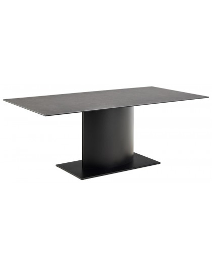 STÓŁ MARBELLA 200x100CM CERAMIKA CZARNA