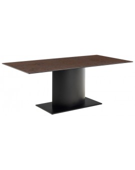 STÓŁ MARBELLA 200x100CM CERAMIKA BRĄZOWA