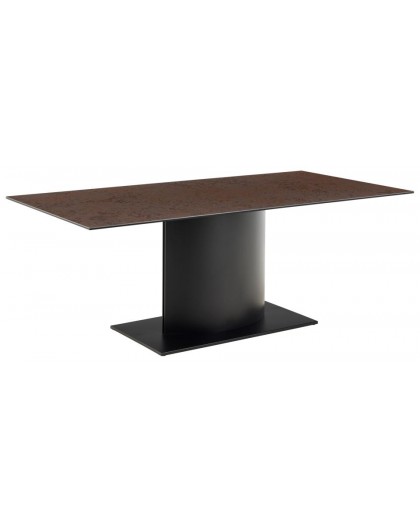 STÓŁ MARBELLA 200x100CM CERAMIKA BRĄZOWA