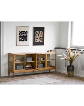 KOMODA ZAMORA 180x40CM DĄB