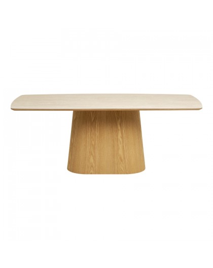 STÓŁ NOLI 200x90CM TRAWERTYN JESION